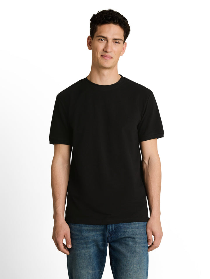 Piqué T-Shirt - Black
