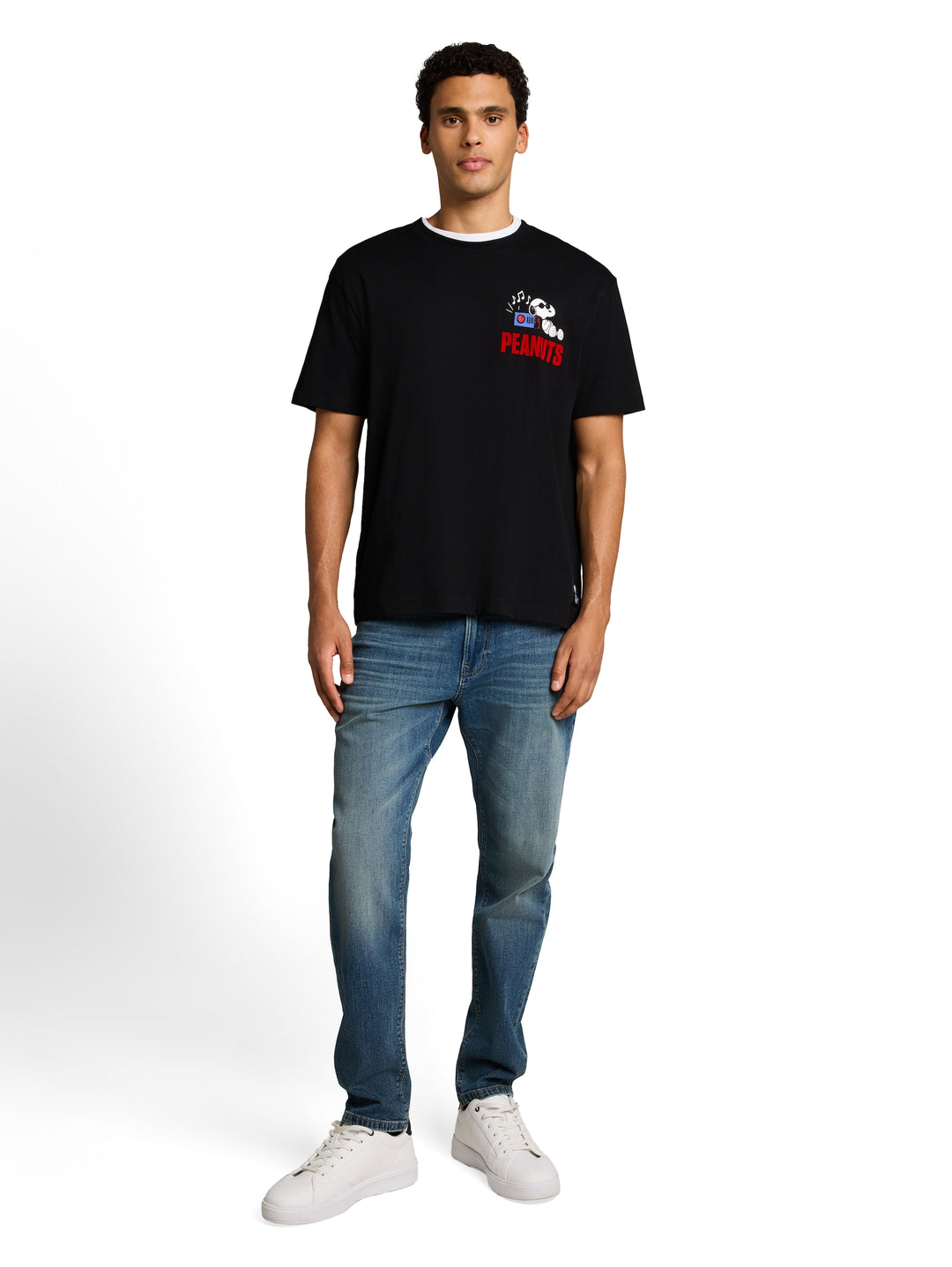 Relaxed Peanuts T-Shirt - Black