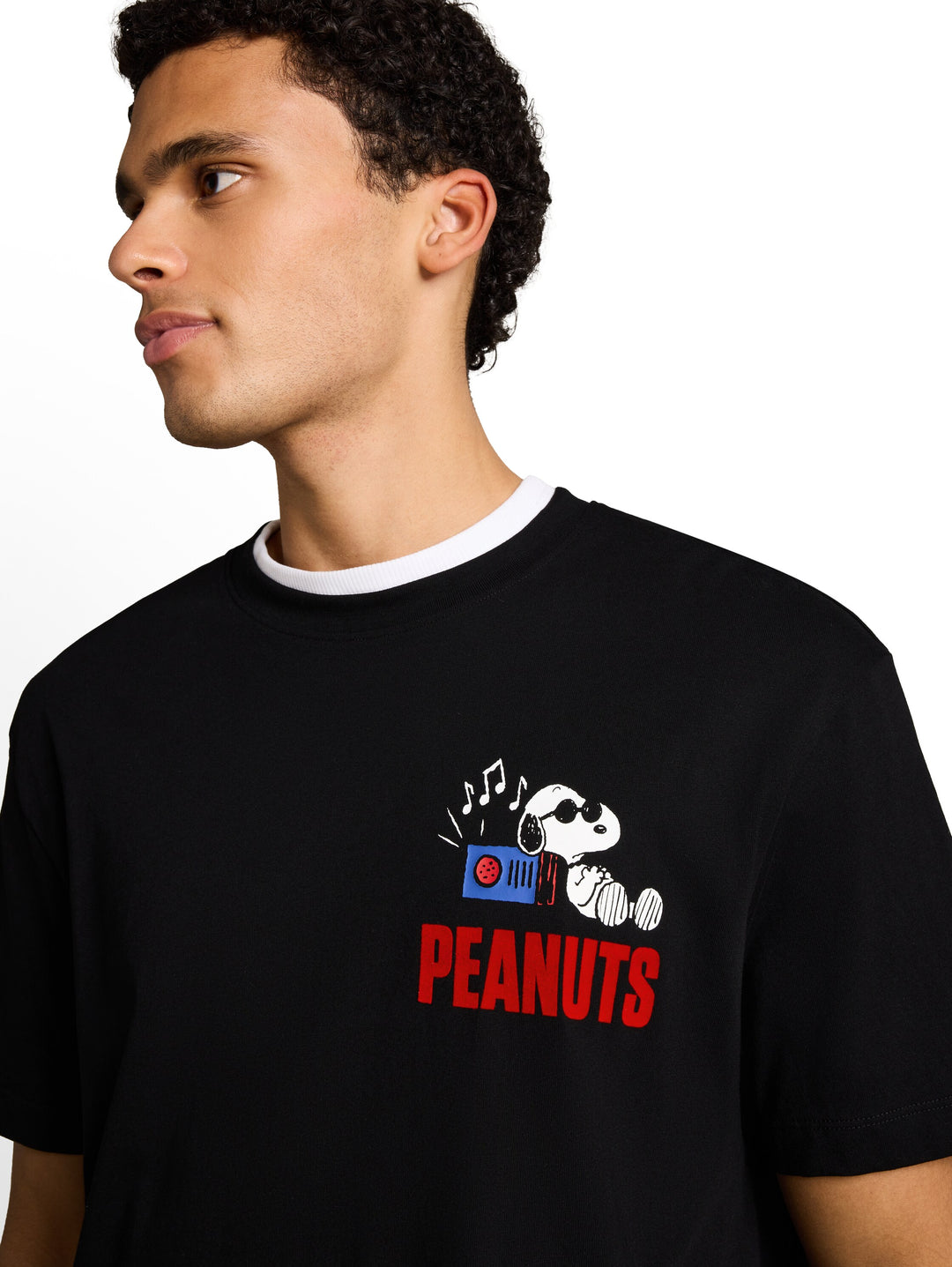 Relaxed Peanuts T-Shirt - Black