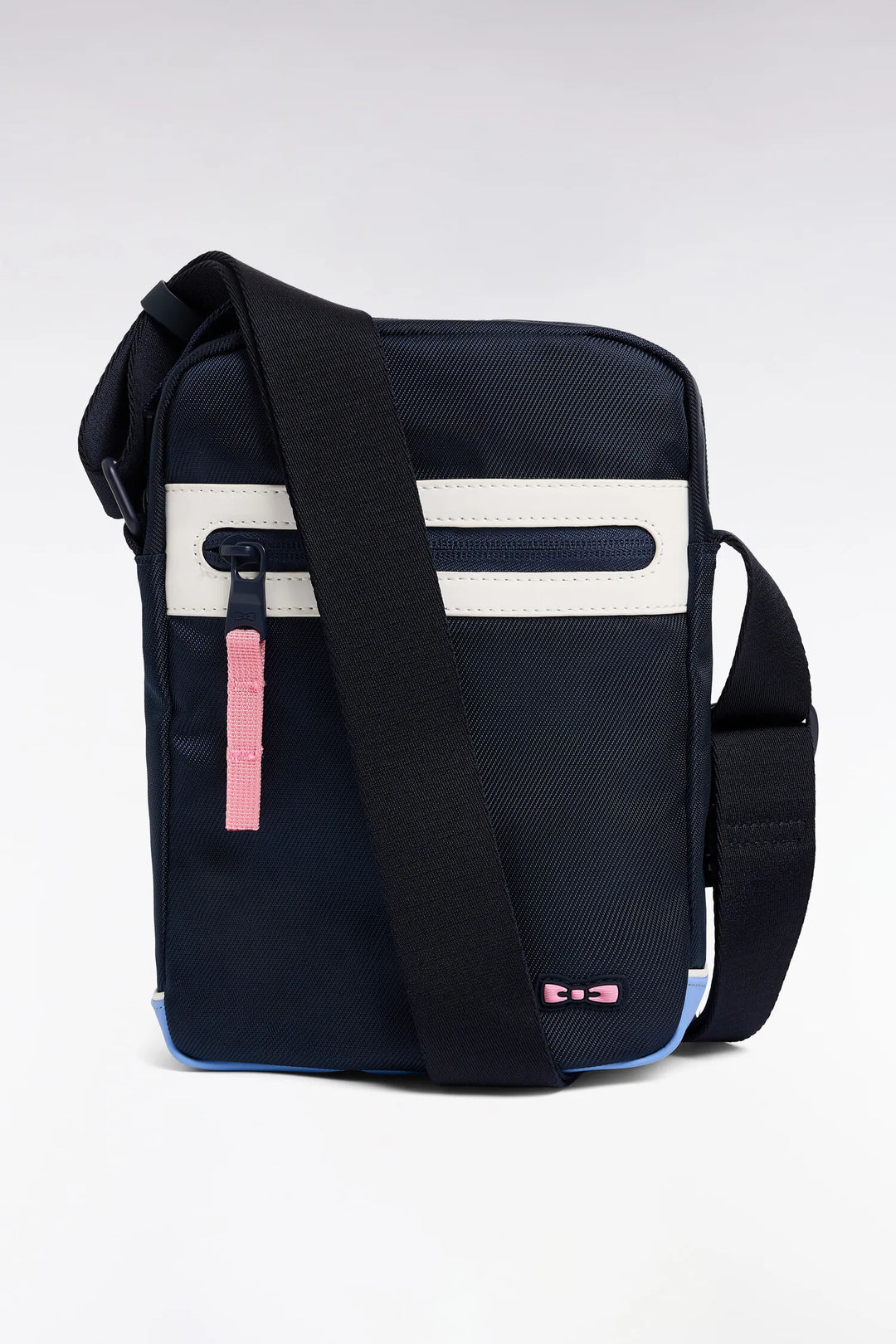 Navy Blue Two-Tone Colorblock Bag
