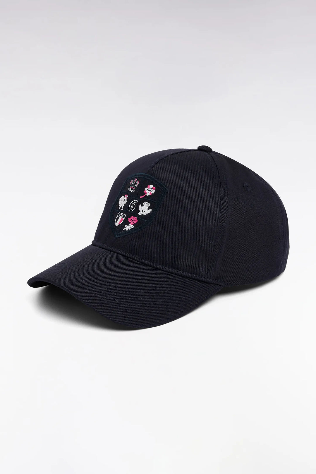 Navy Cotton Twill Cap with 6 Nations Patch
