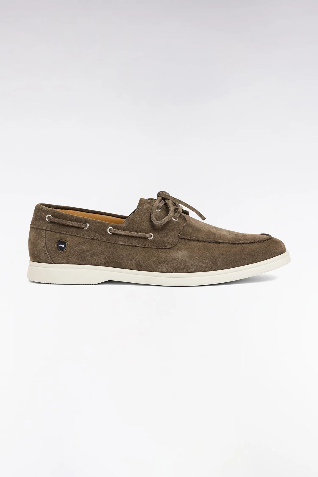 Grey Suede Leather Loafers