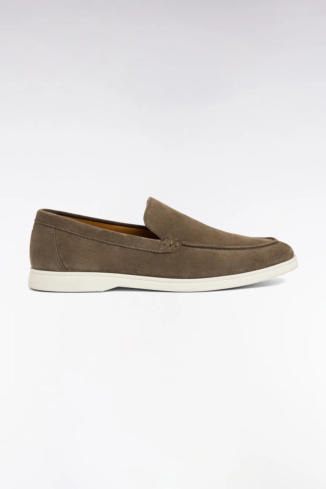Grey Suede Boat Shoes