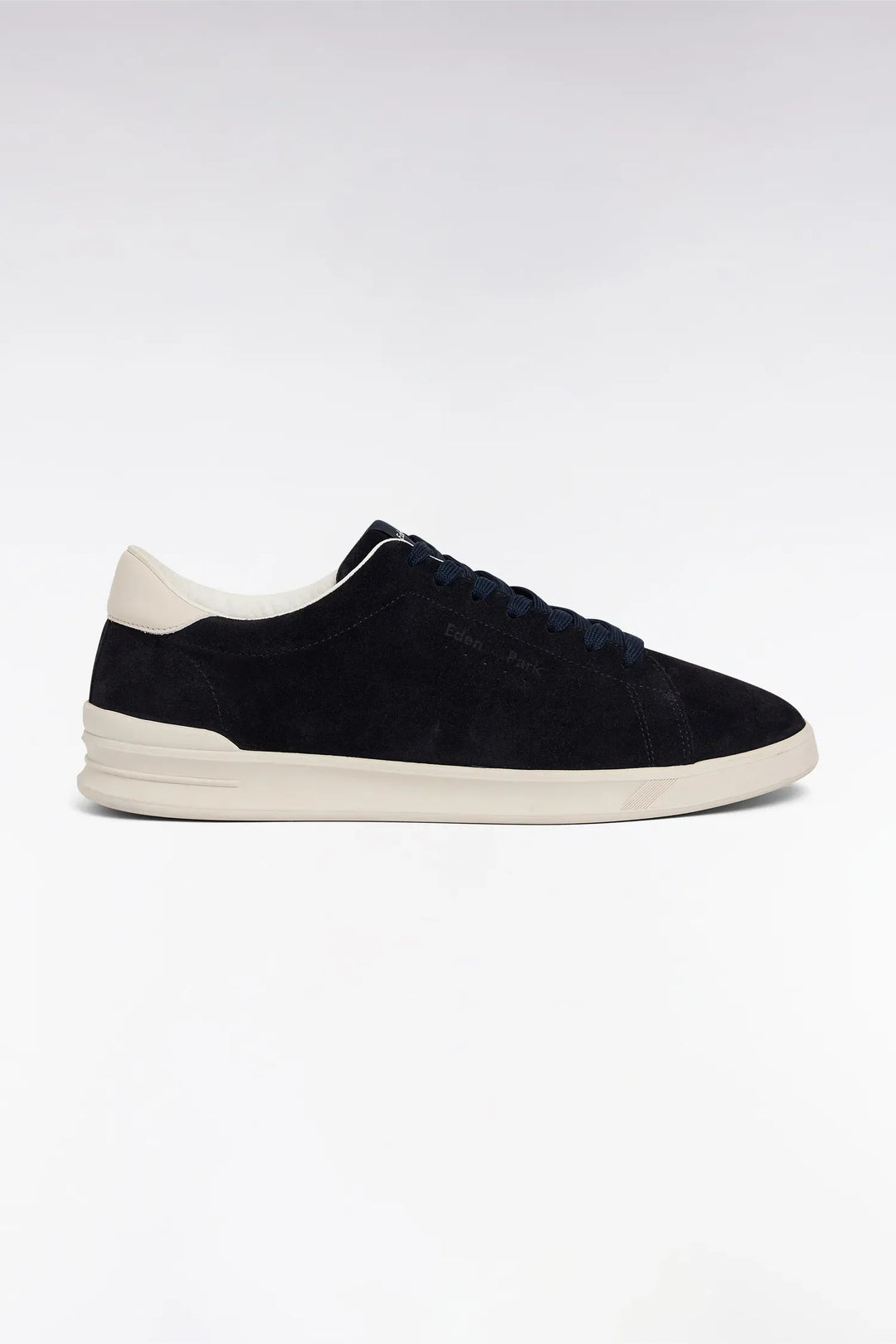 Navy Suede Leather Sneakers