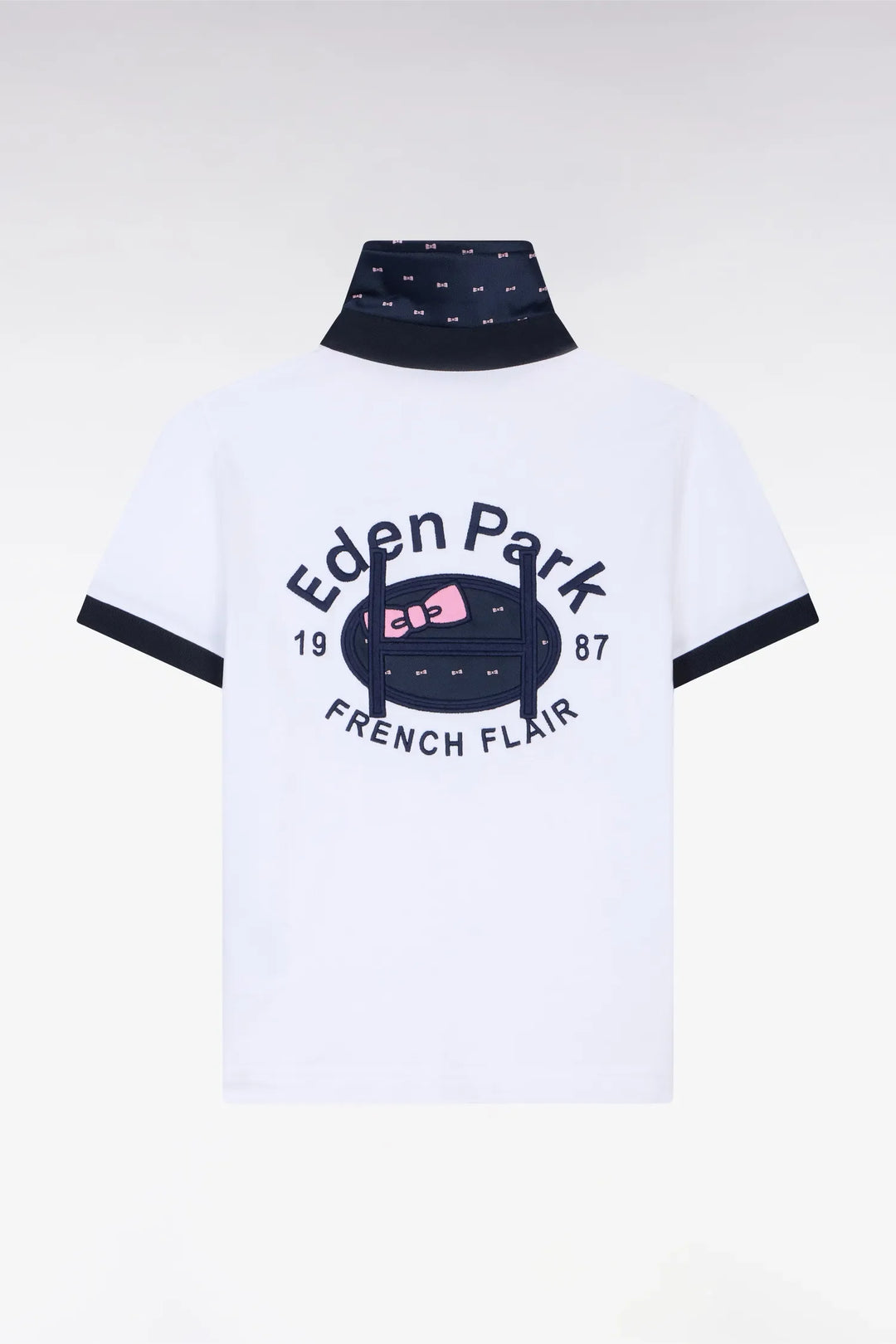 Short-Sleeved Jersey in White Pima Cotton