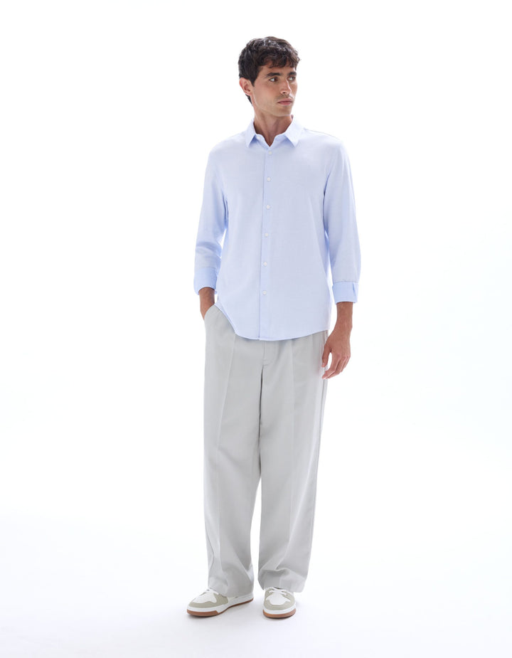 Long Sleeves Shirt - Blue