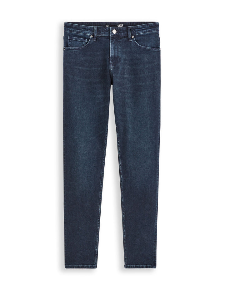 Jeans 1 Length - Blue Black