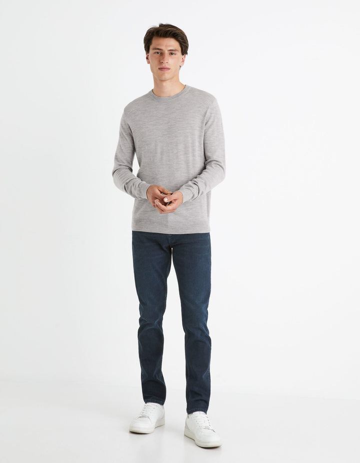 Jeans 1 Length - Blue Black