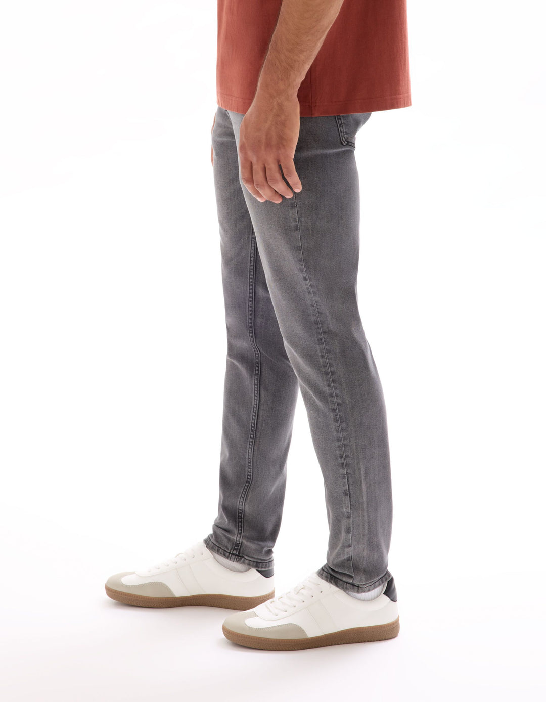 Jeans 1 Length - Grey