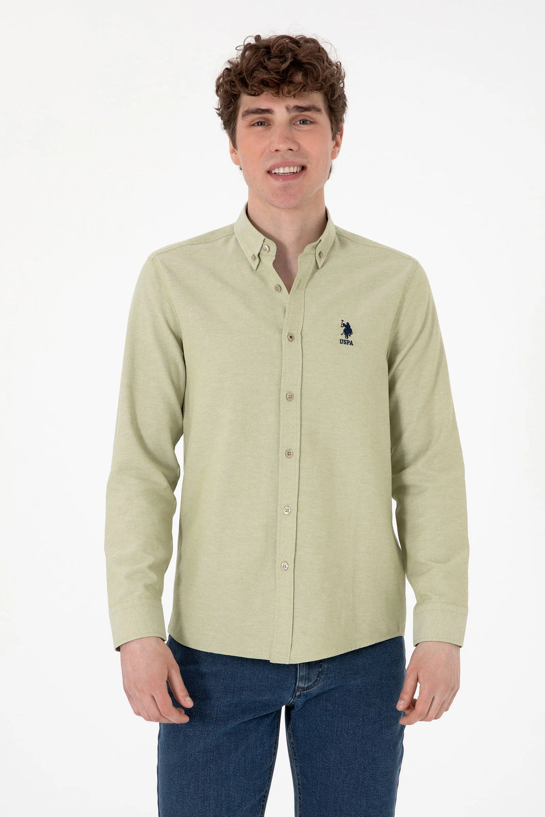 Soft Green Shirt Long Sleeve