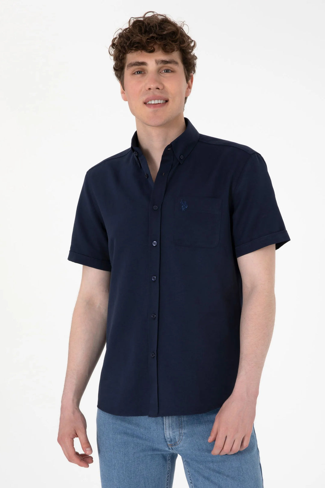 Navy Blue Shirt