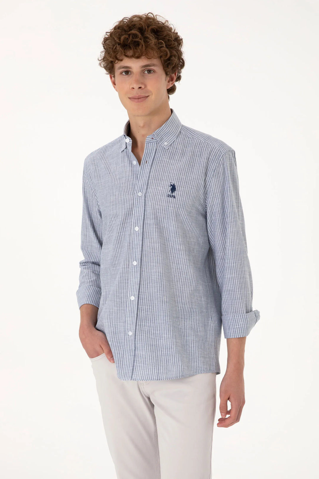 Navy Blue Shirt Long Sleeve