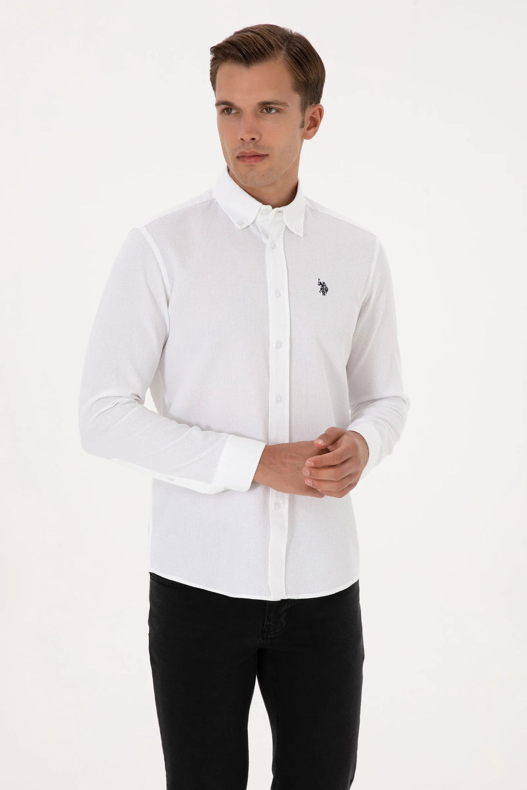 White Long Sleeve Shirt