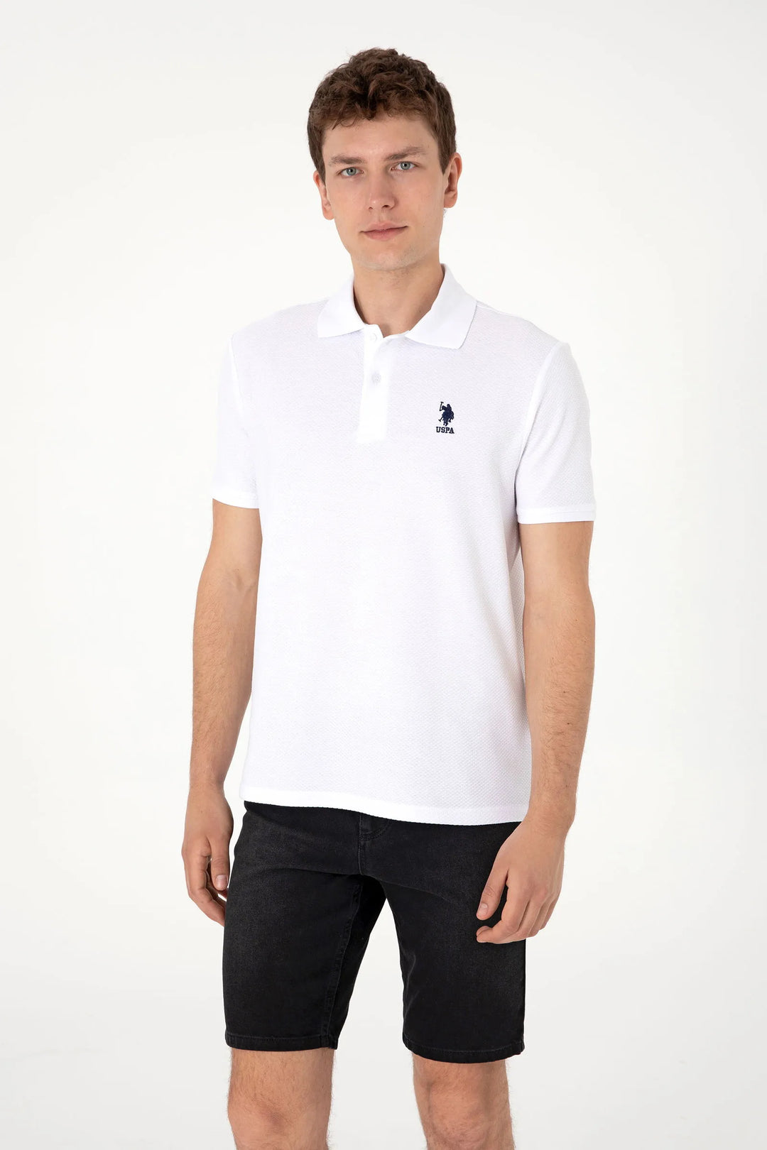 White Regular Fit Polo Shirt