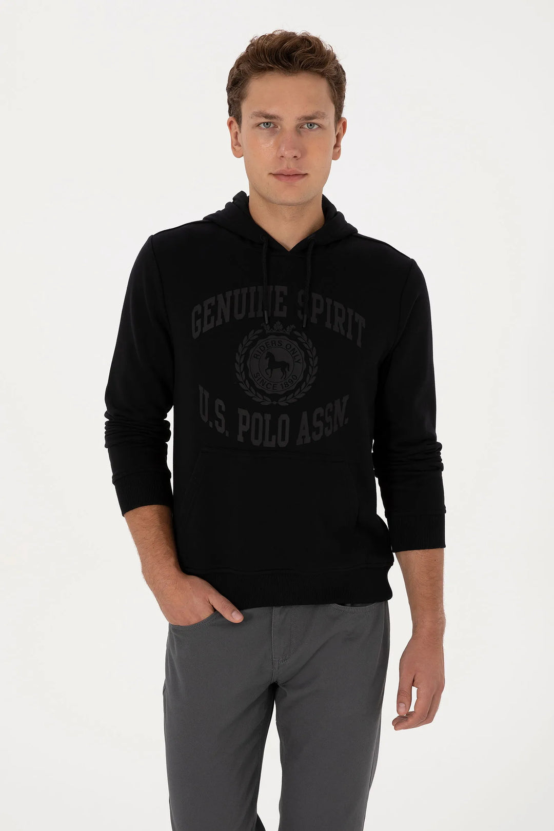 Black Hoodie With Logo
