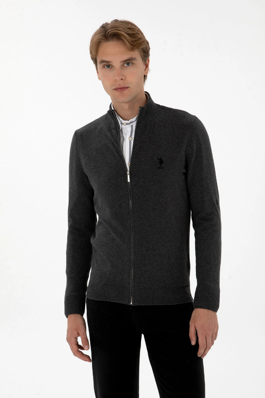 Anthracite Mela Knitting Cardigan