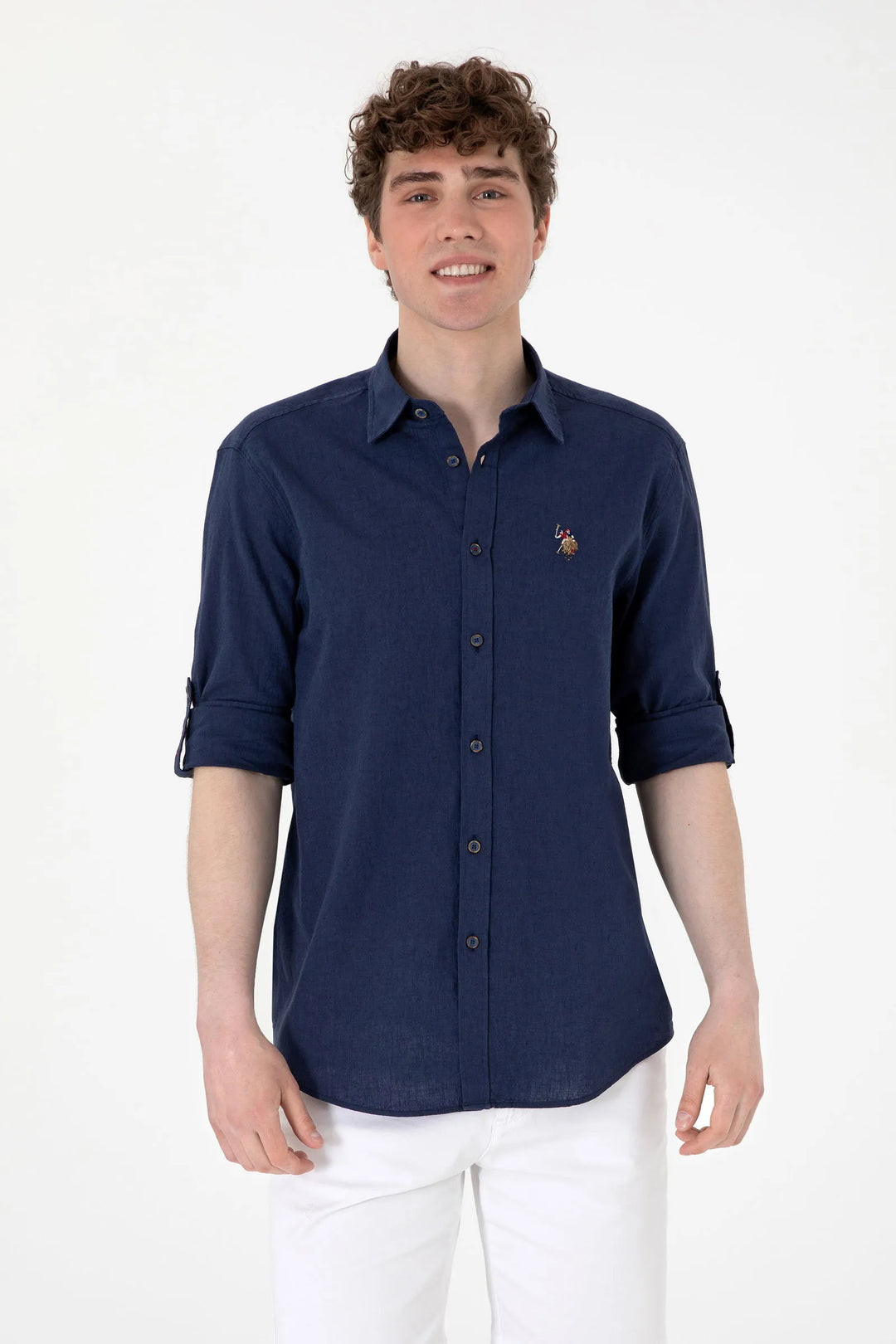 Navy Blue Shirt Long Sleeve