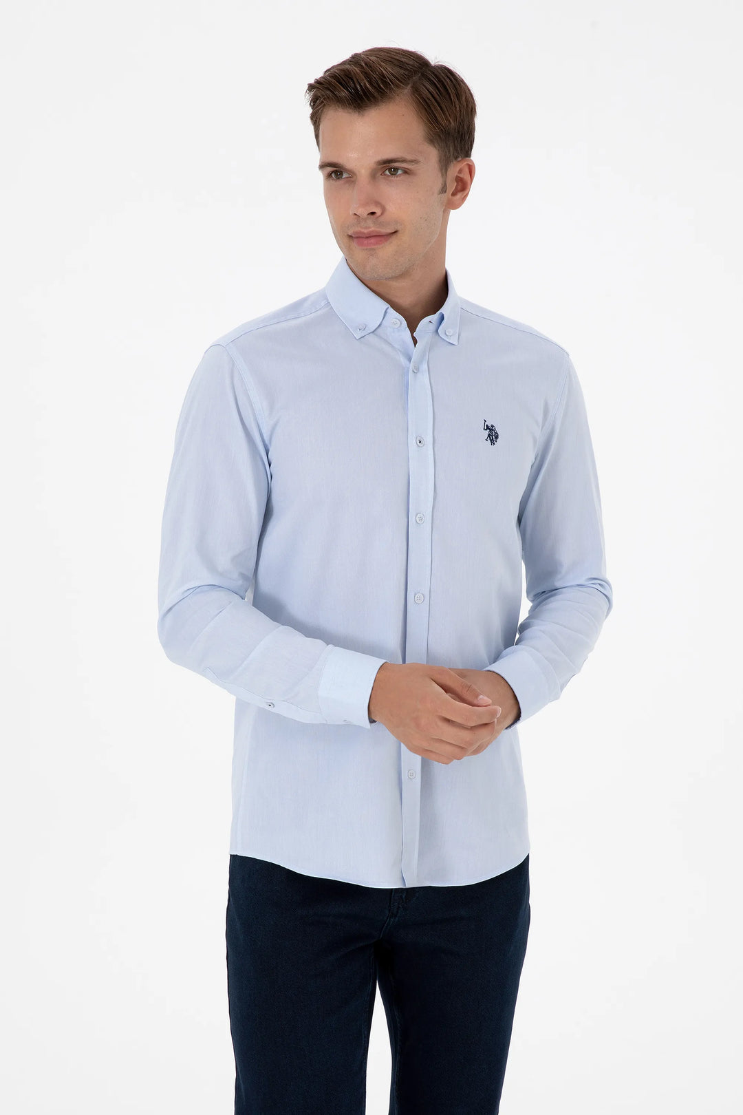 Light Blue Long Sleeve Shirt