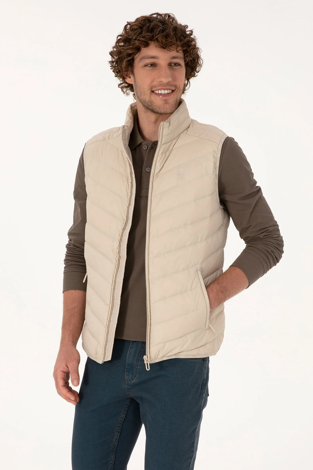 Stone Vest With Logo