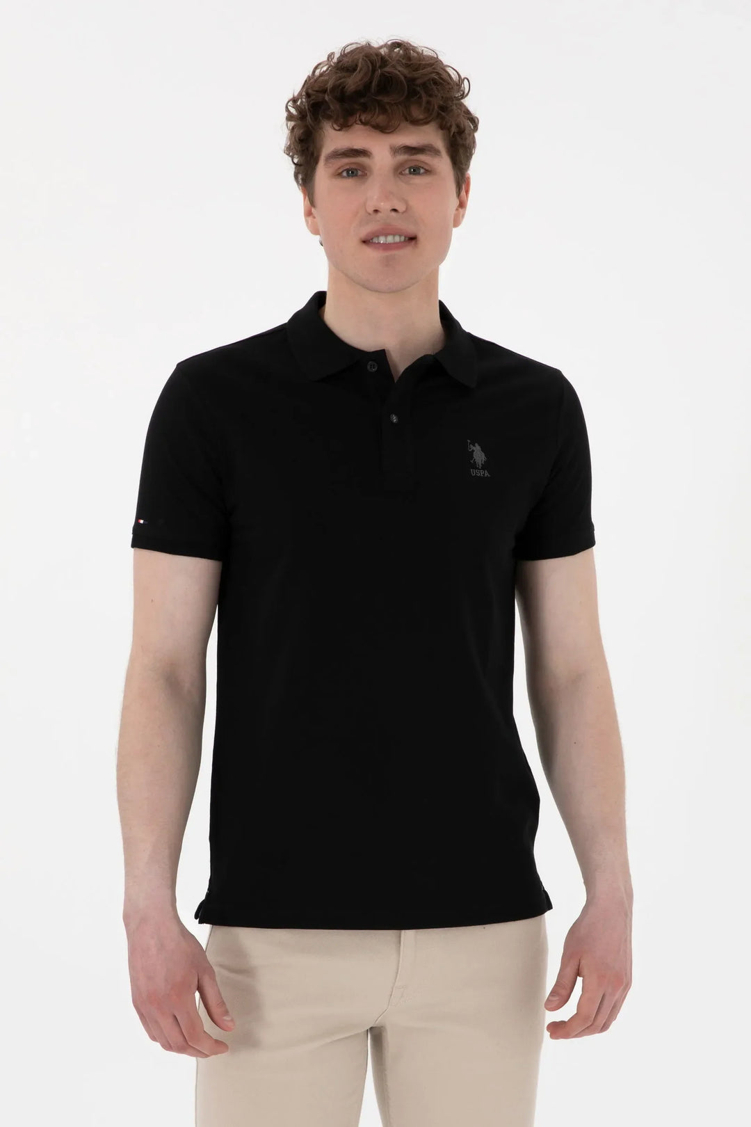 Black Slim Fit Polo Shirt