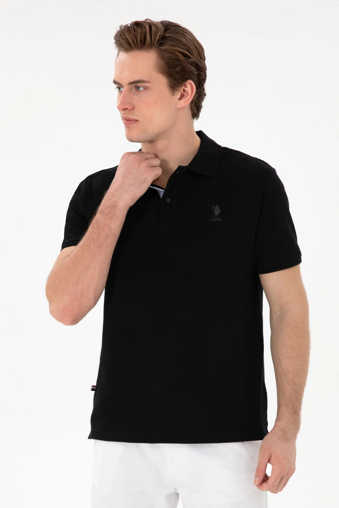 Black Regular Fit Polo Shirt
