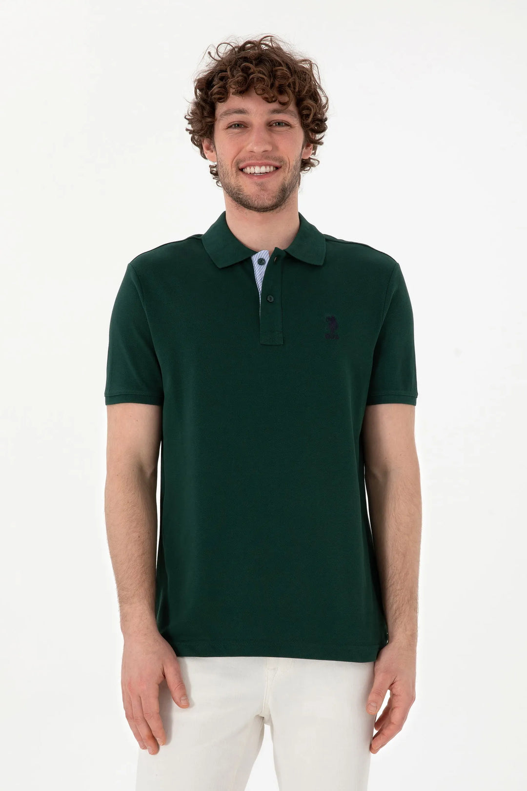 Dark Green Regular Fit Polo Shirt