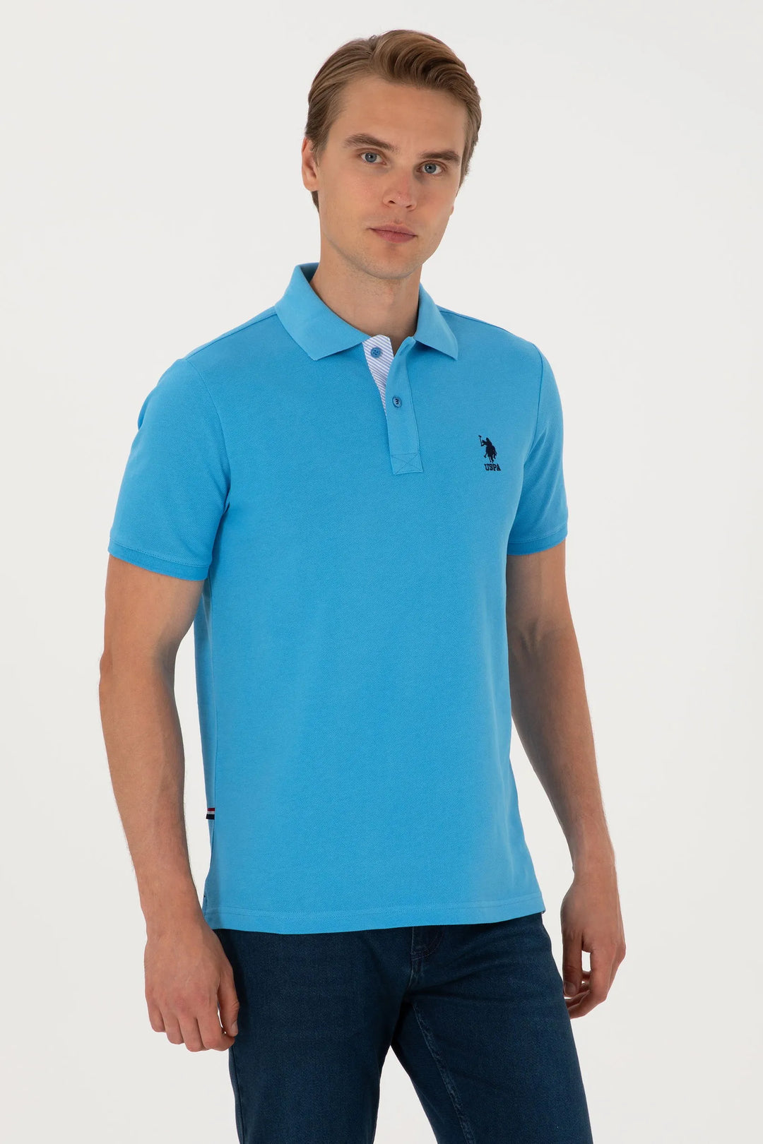 Light Blue Regular Fit Polo Shirt
