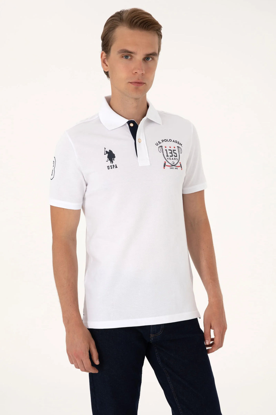 White Regular Fit Polo Shirt