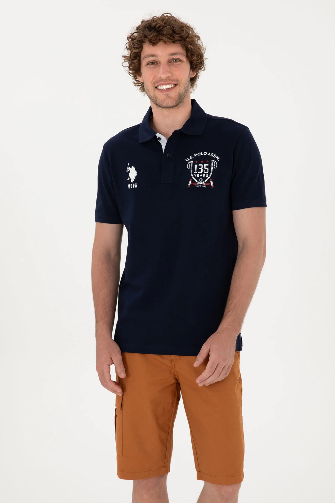Navy Blue Regular Fit Polo Shirt