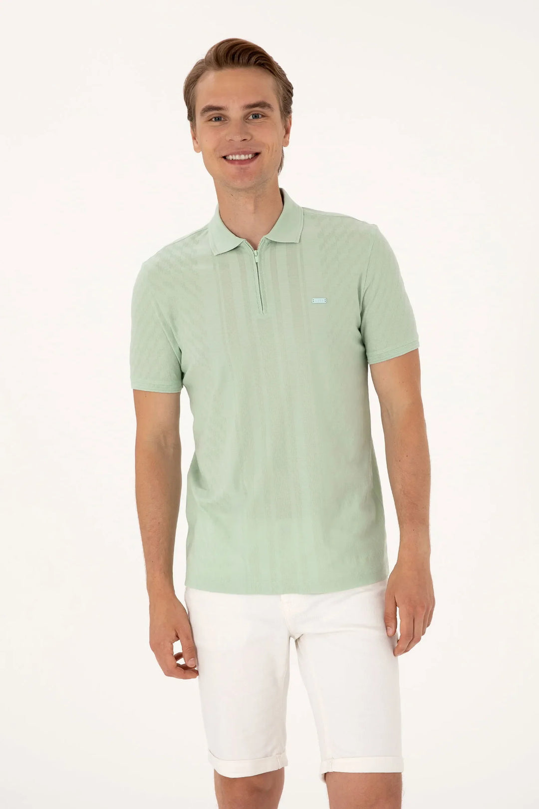 Green Regular Fit Polo Shirt