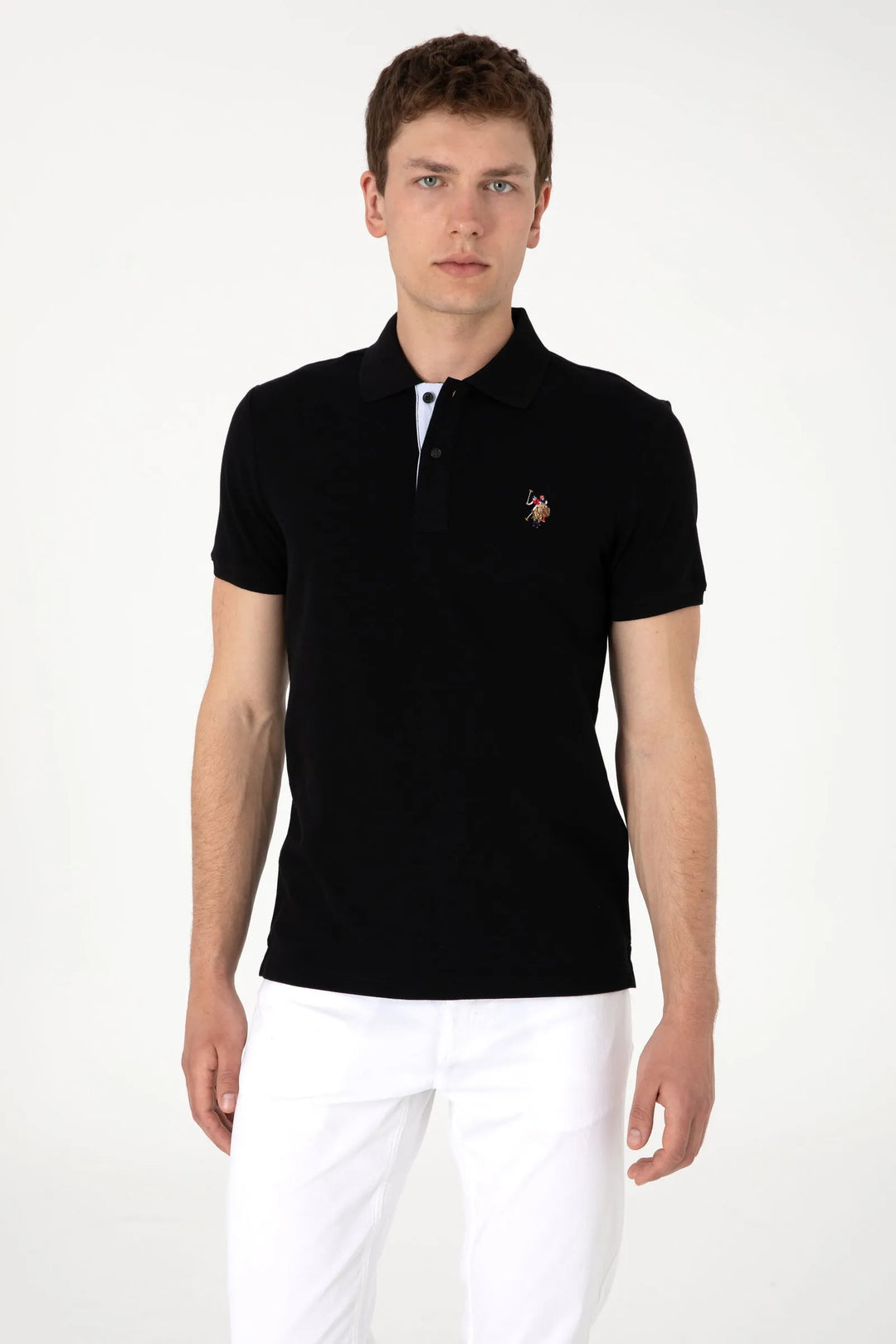 Black Slim Fit Polo Shirt