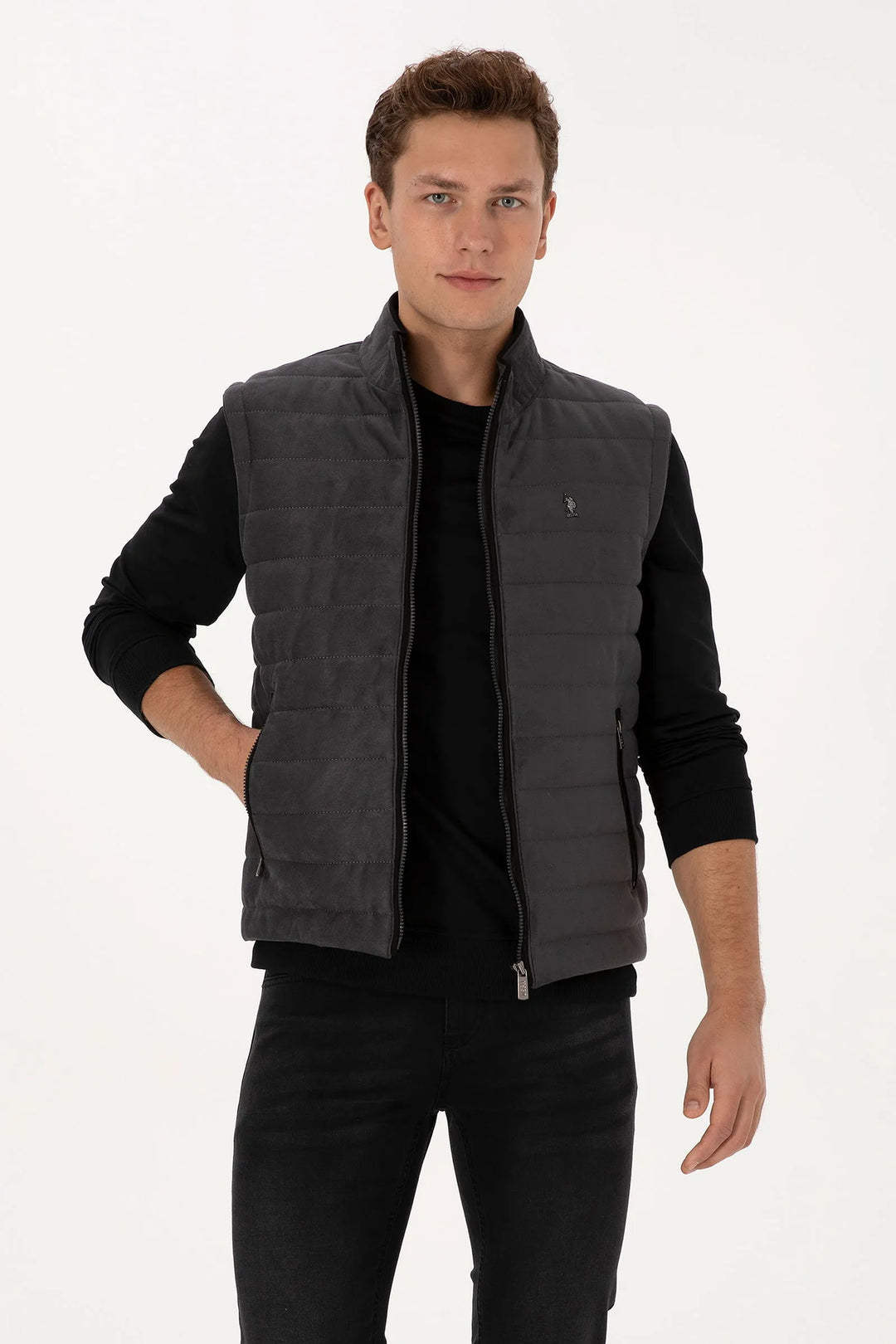 Anthracite Leather Jacket