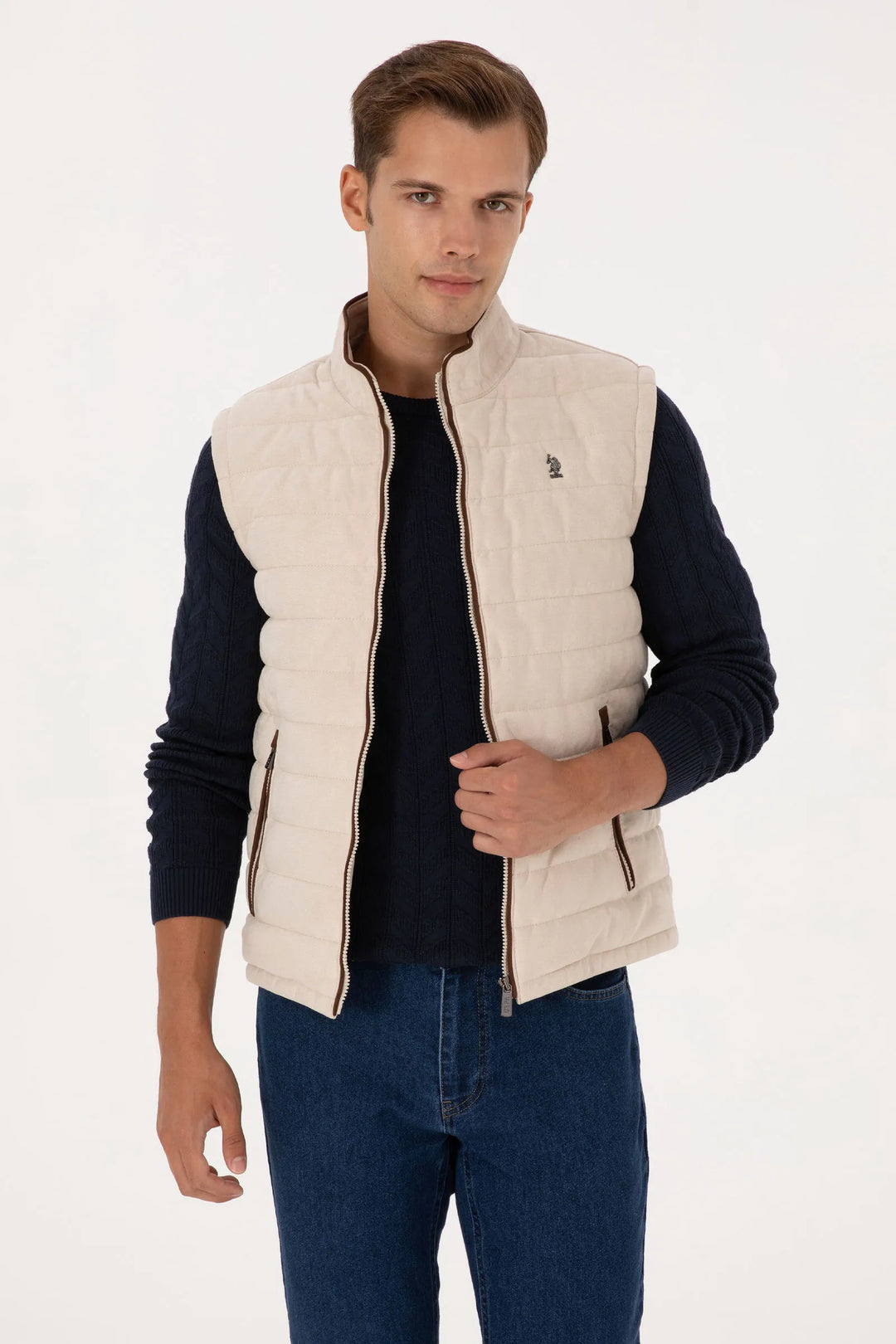 Ecru Leather Jacket
