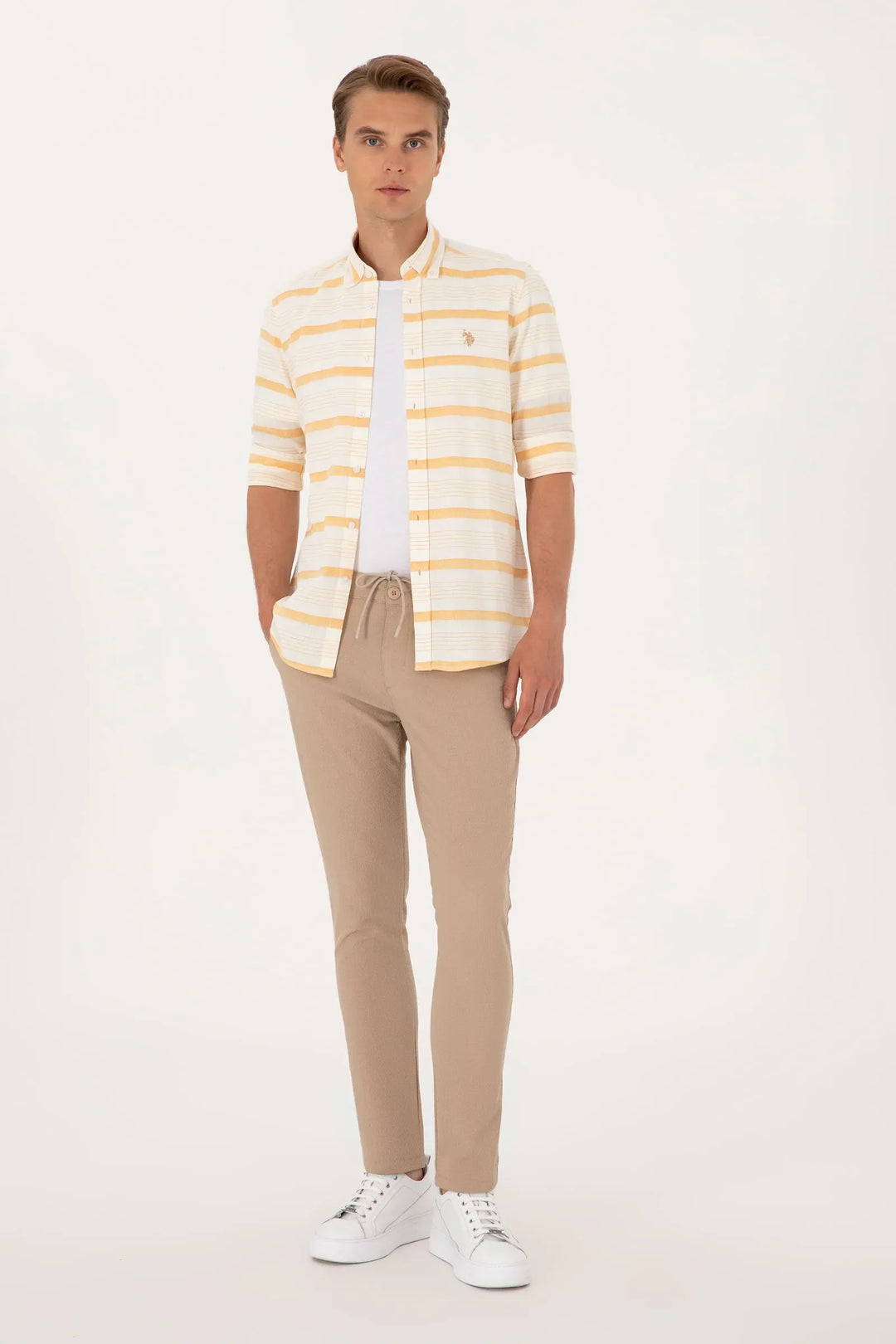 Beige Chinos