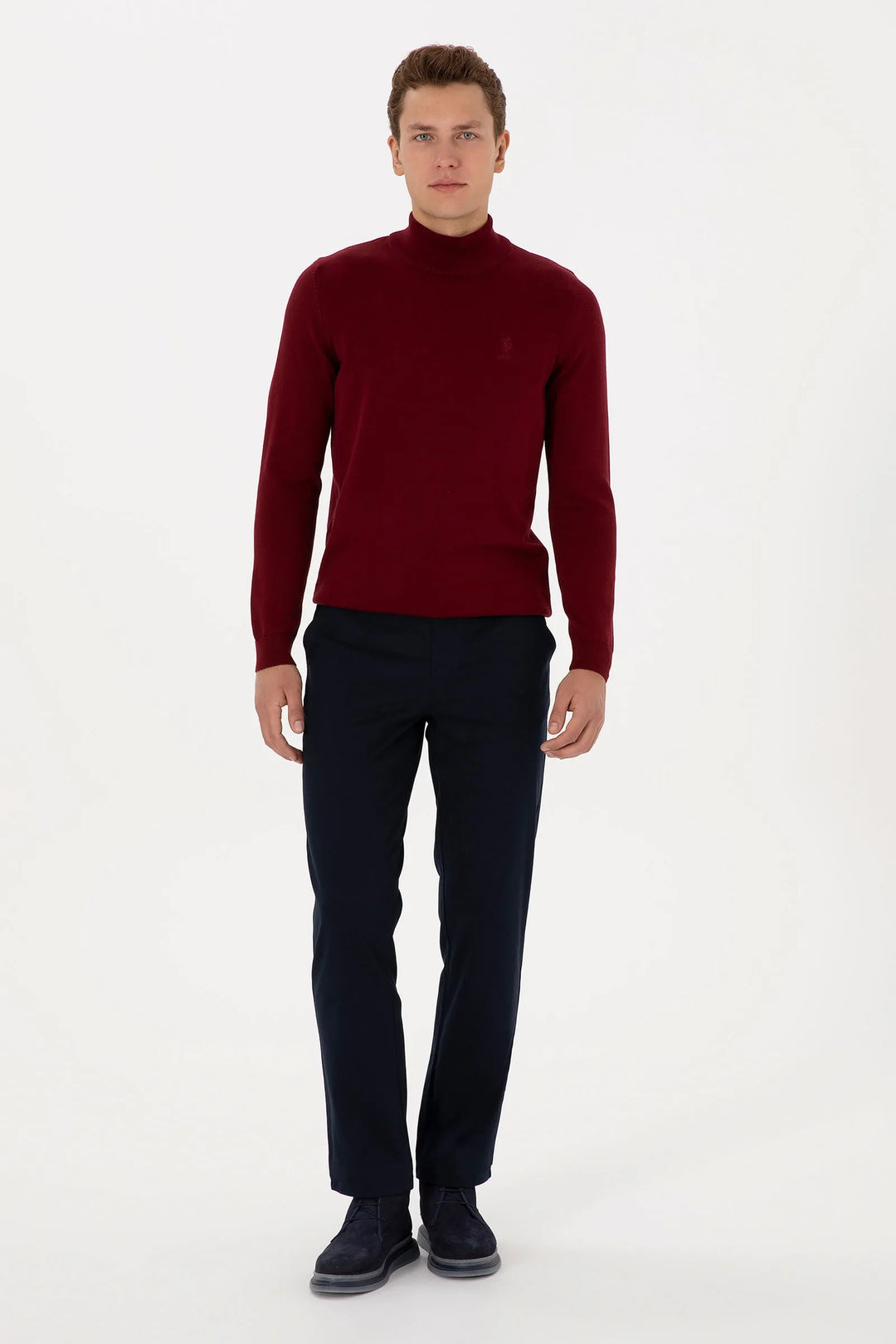 Navy Chino Trousers