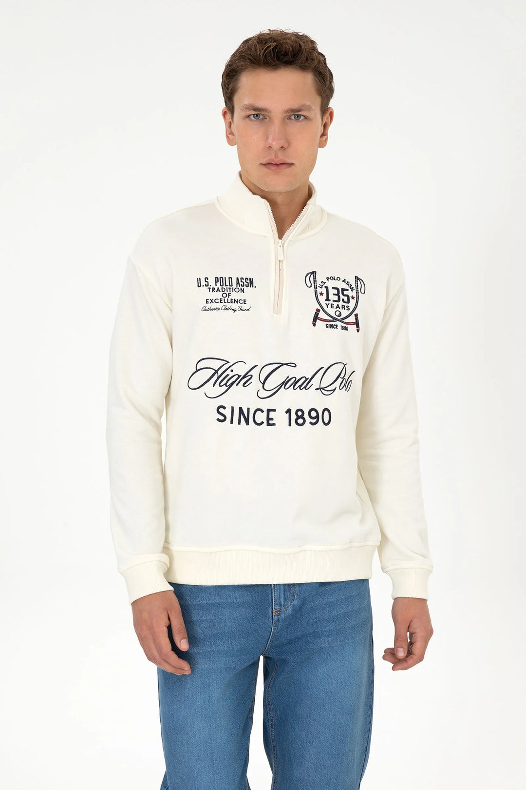 Pearl Quarter Zip Sweater