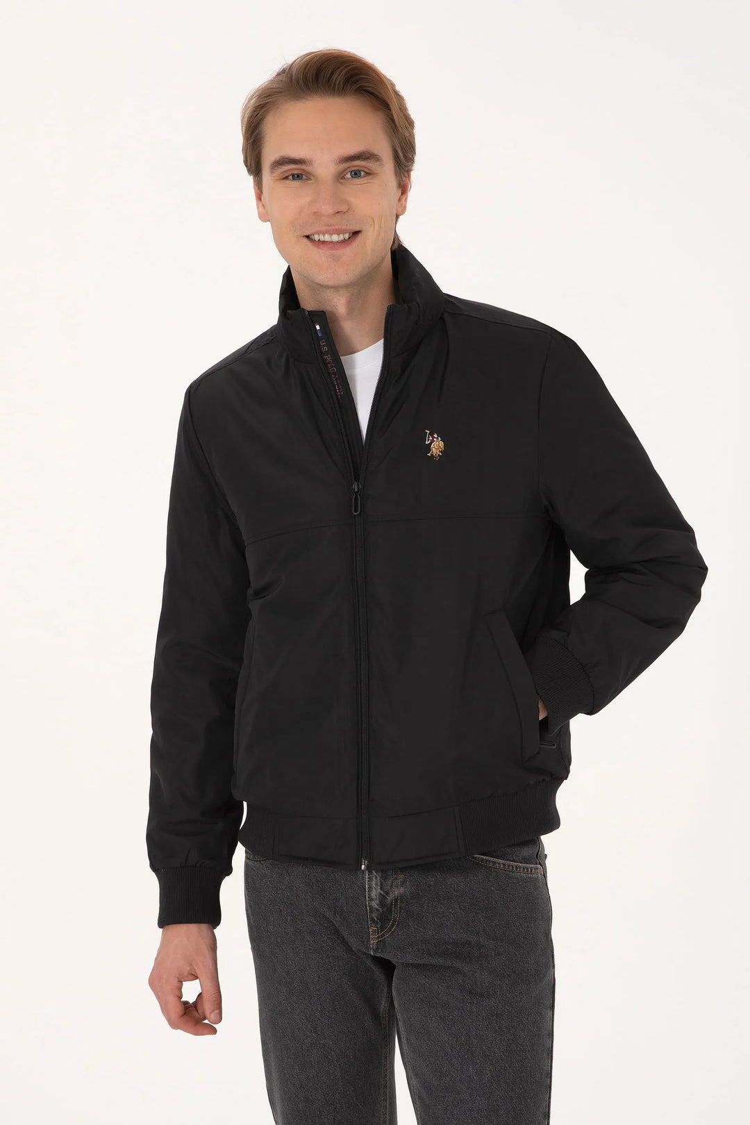Black Quilted Puffer Jacket