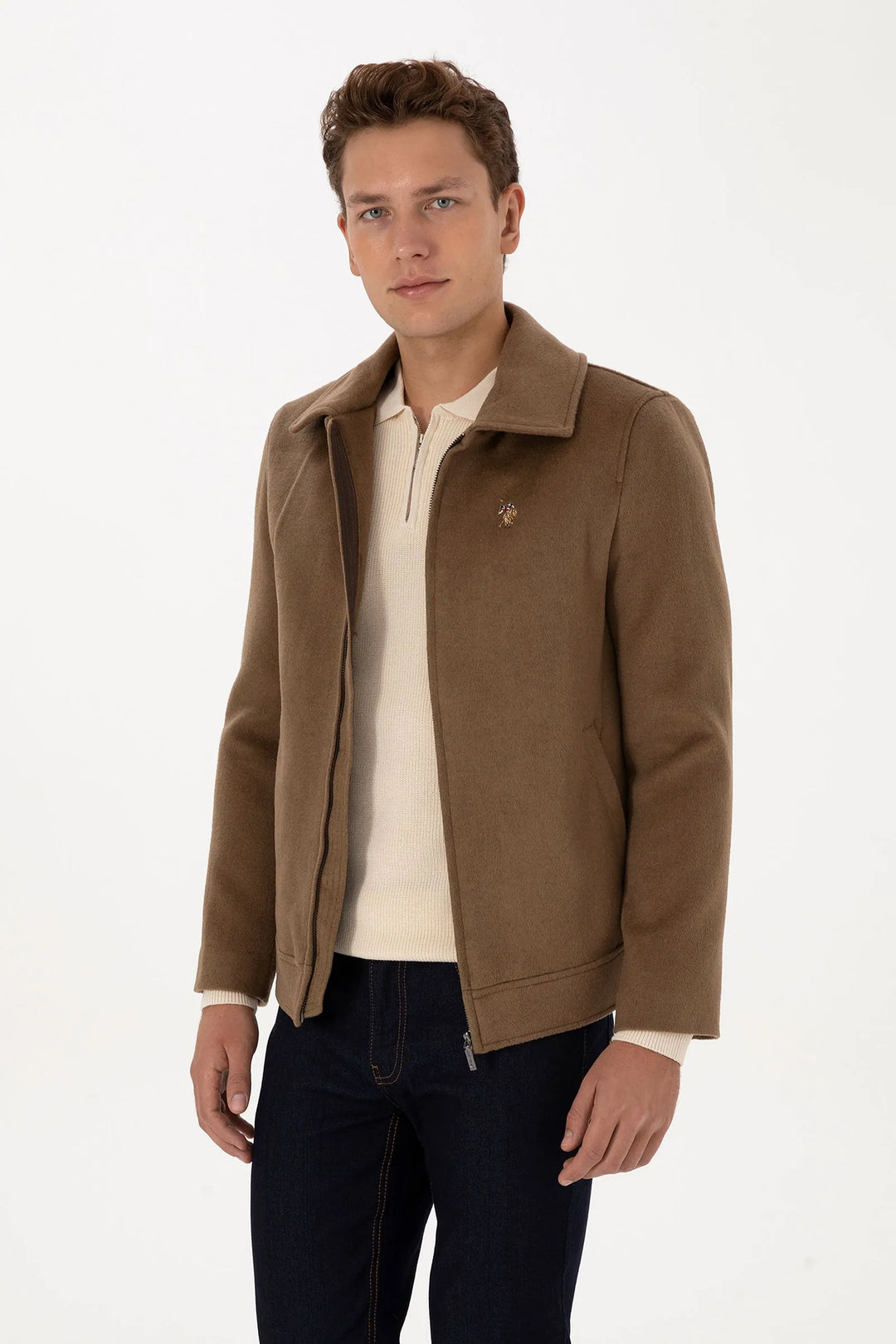 Biscuit Suede Jacket