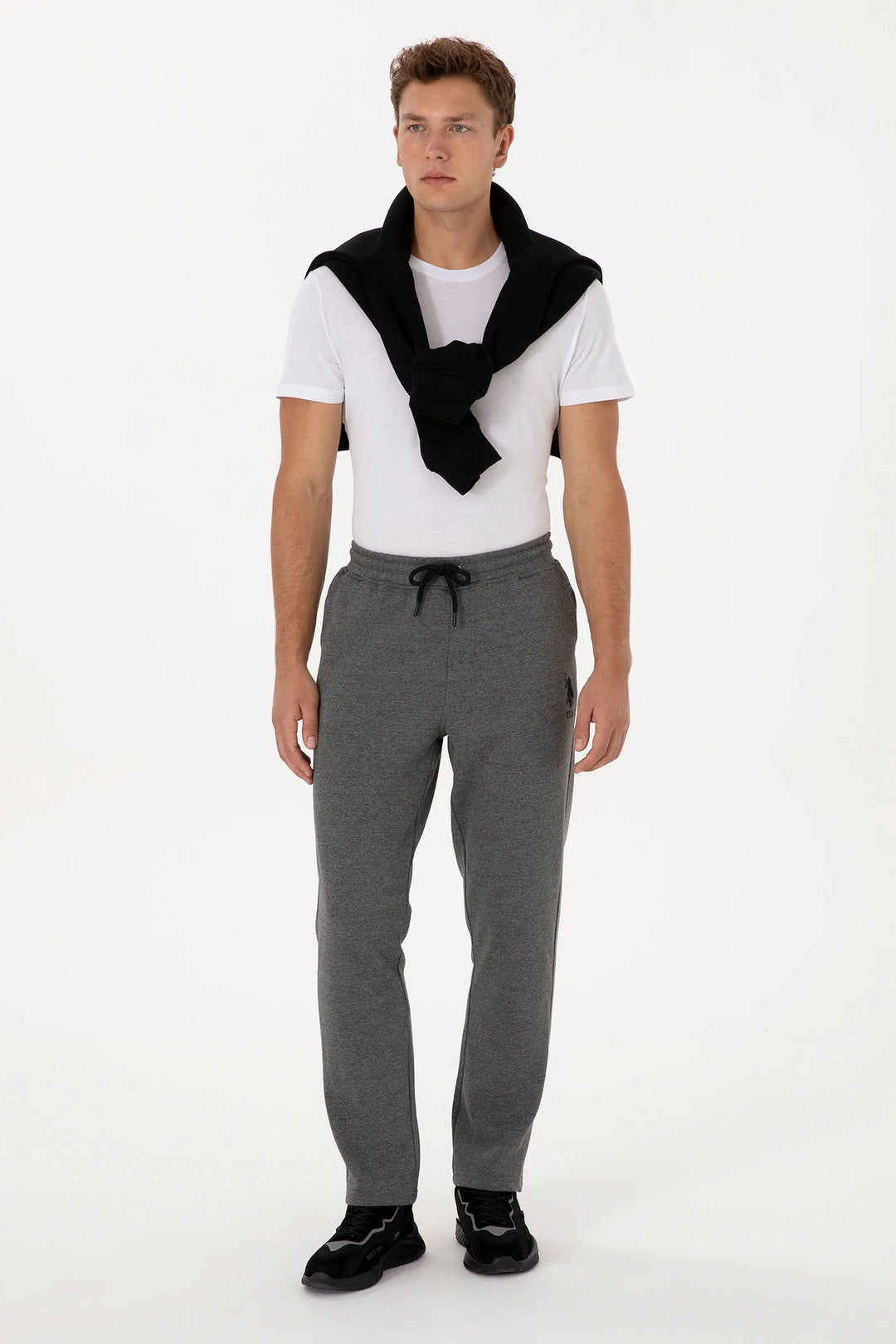Anthracite Mela Sweatpants With Logo