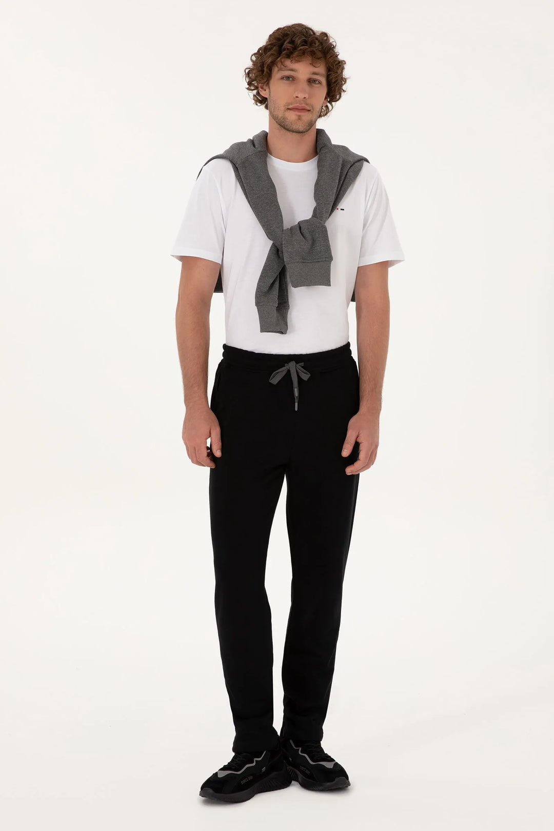 Black Sweatpants With Logo