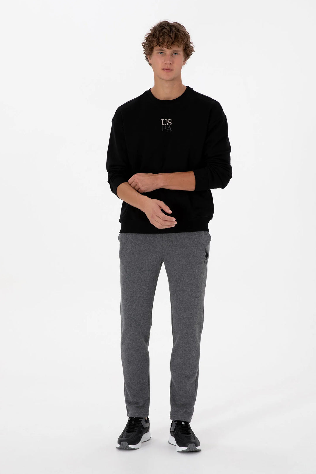 Anthracite Mela Sweatpants With Logo