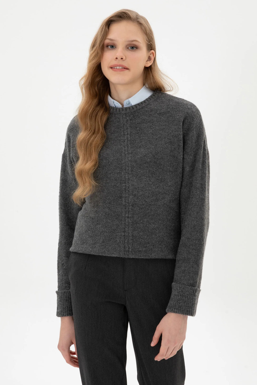 Anthracite Mela Knitting Jumper