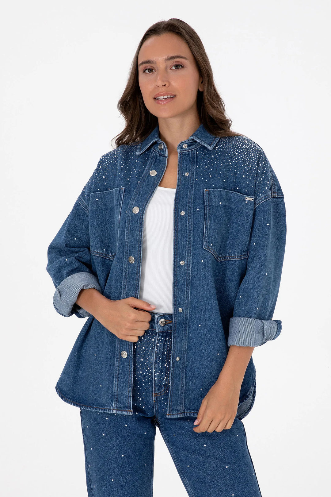 Blue Denim Coat
