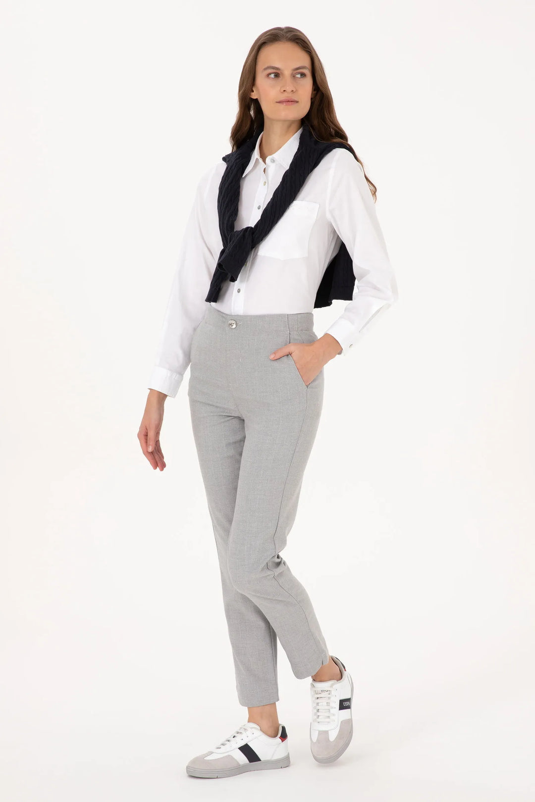 Light Grey Chino Trousers