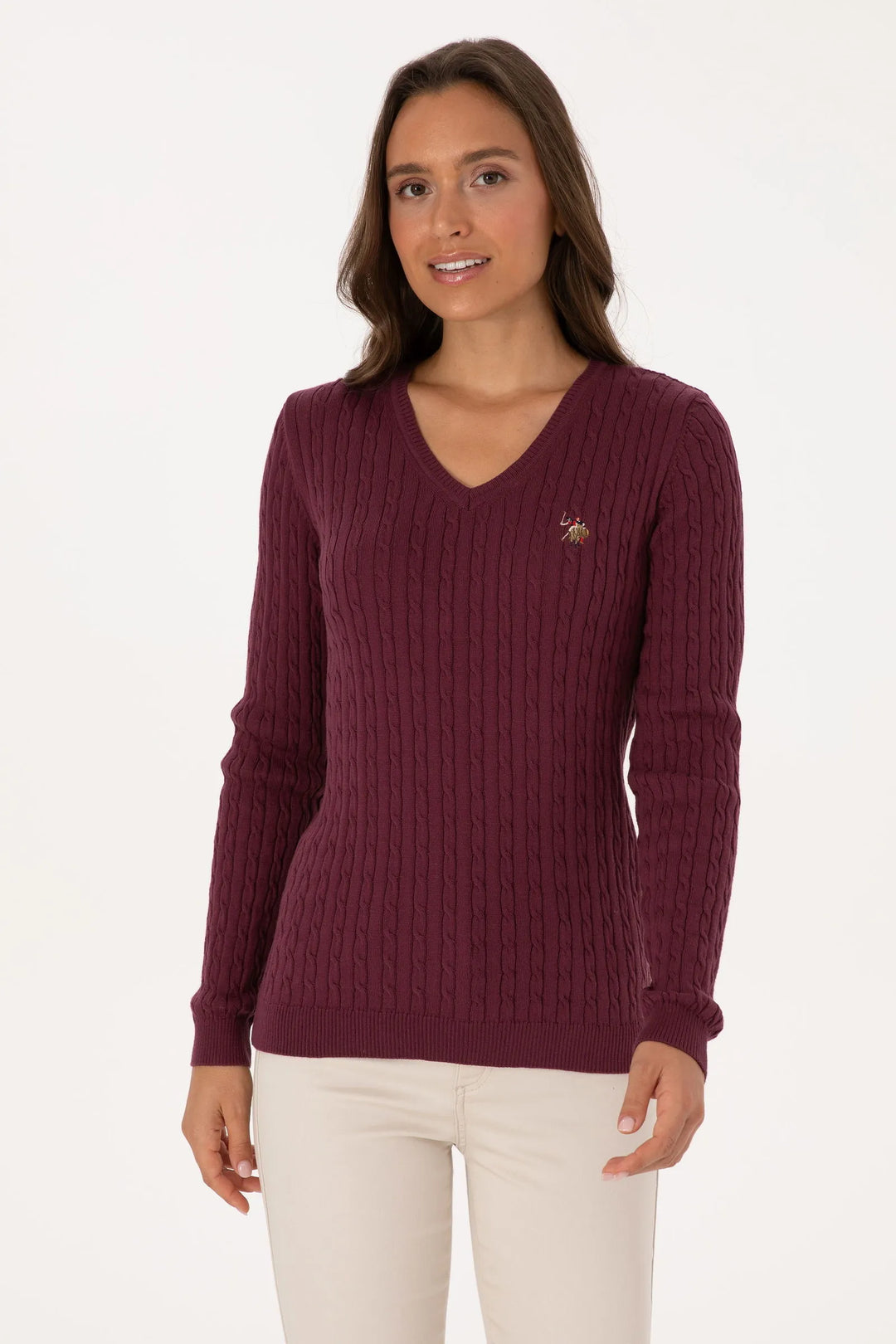 New Plum Knitted Pullover