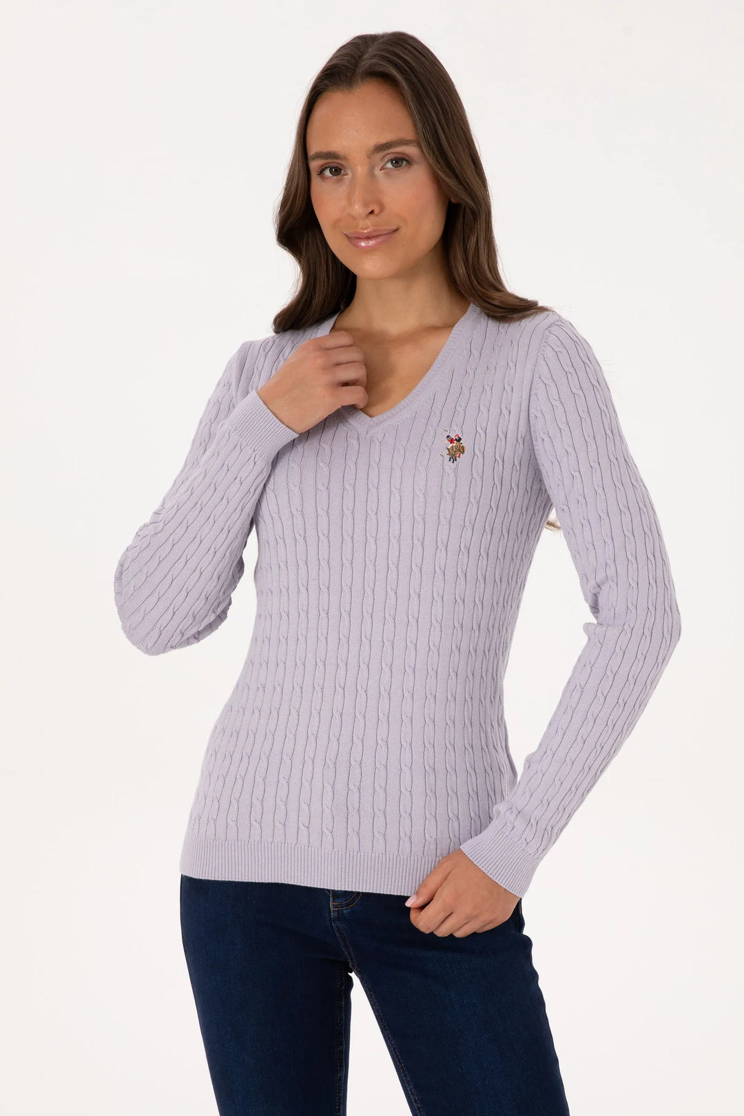 Lavender Knitted Pullover