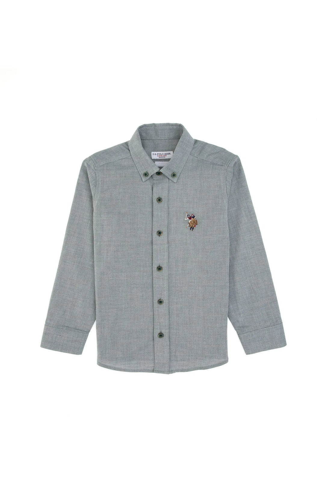 Dark Green Button Down Shirt