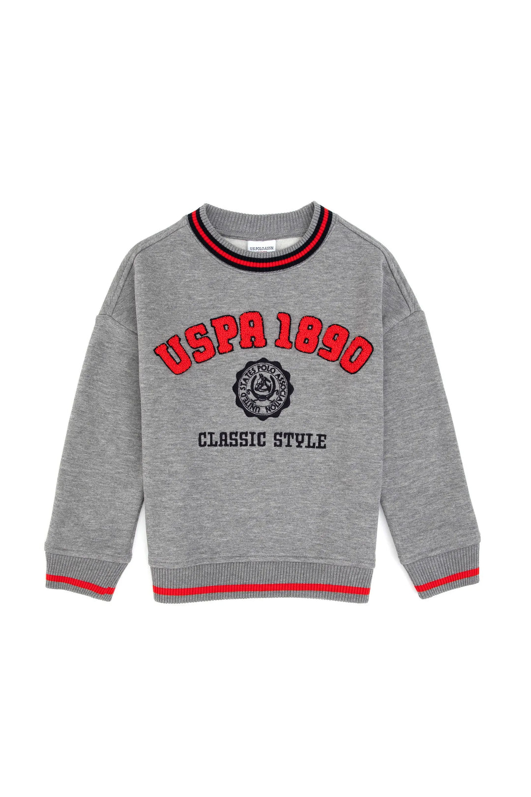 Grey Melange Sweatshirt