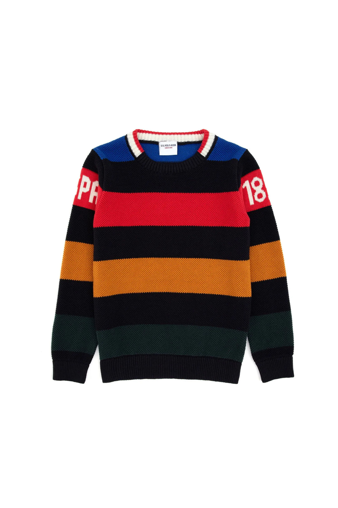 Navy Striped Pullover