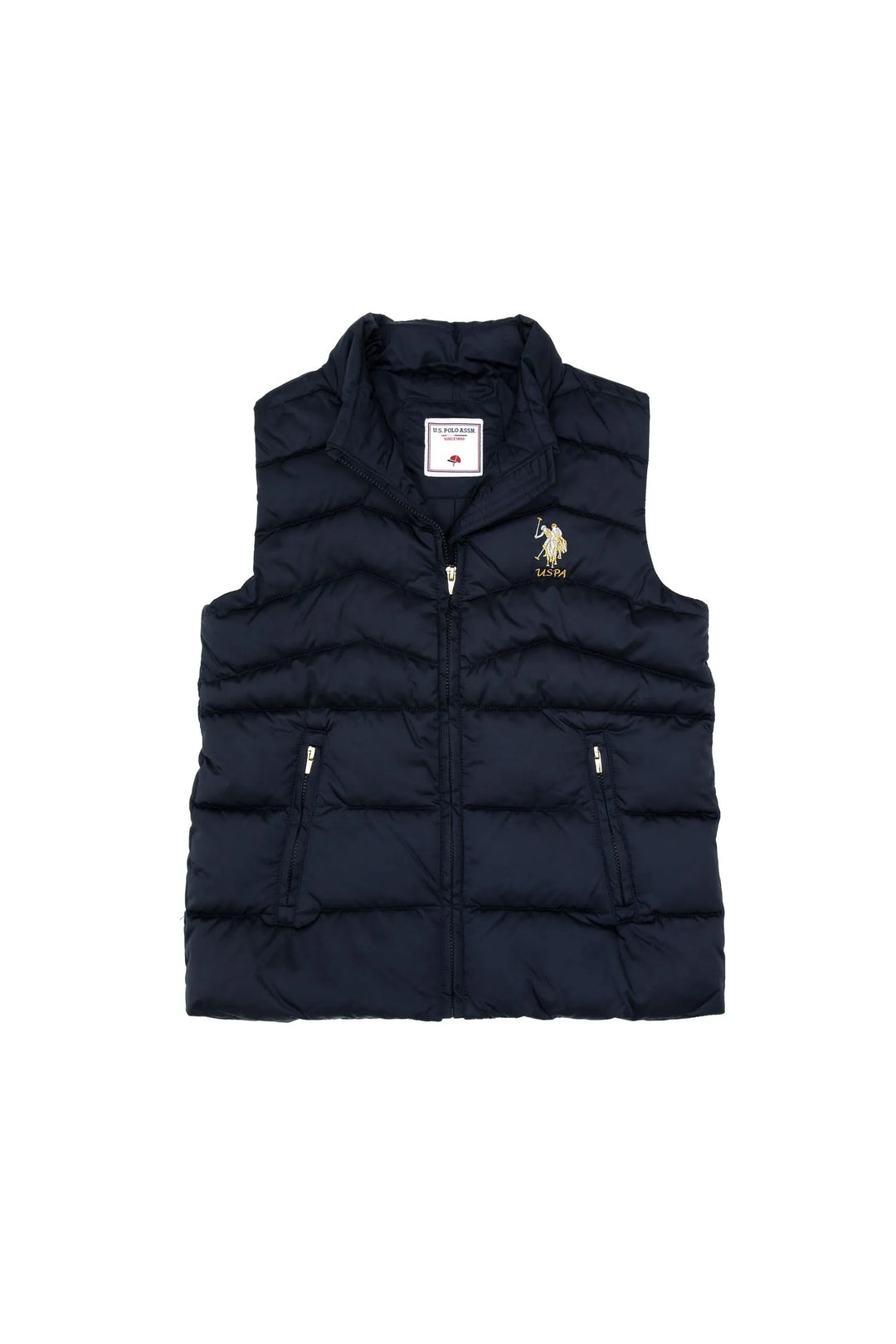 Navy Puffer Vest